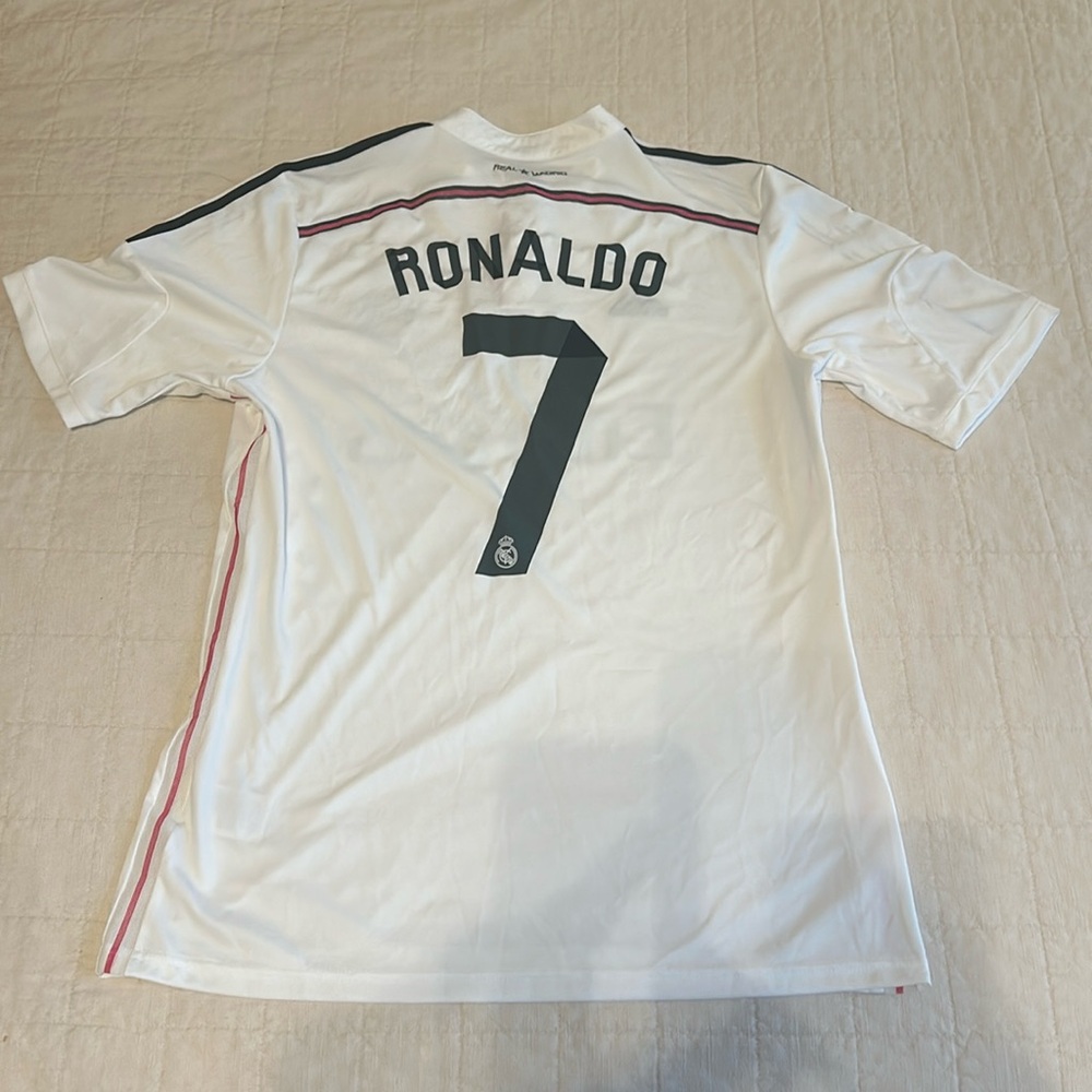 Authentic Cristiano Ronaldo Real Madrid Jersey, Adidas 2014/15, Size L